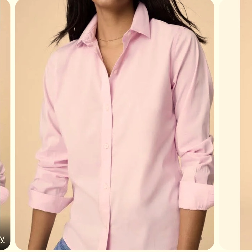 UNTUCKit Women's Size 8 Coral Pink, 100% cotton